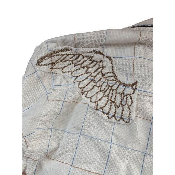 Christopher Wicks English Laundry Button Up Shirt Snap Button Cuff XXL READ - Picture 15 of 16